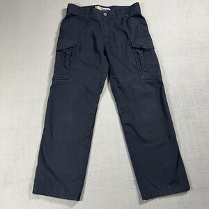 First Tactical Pants Mens 31x30 Blue Cargo Straight Ripstop Workwear Utility